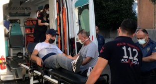 Hırsızlık şüphelisi kaçmak istediği sırada yakalandı