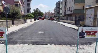 Tarsus'ta yol yapım ve onarım çalışmaları sürüyor