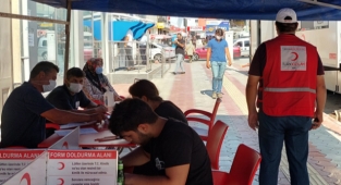 Dörtyol'da kan bağışı kampanyası düzenlendi