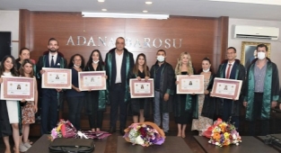 Hukuk dünyasına 6 avukat daha katıldı