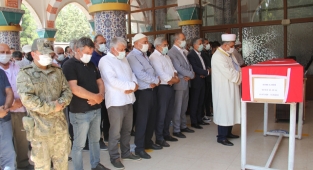 Kore gazisi son yolculuğuna uğurlandı