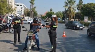 Motosiklet sürücülerine yönelik denetim gerçekleştirildi