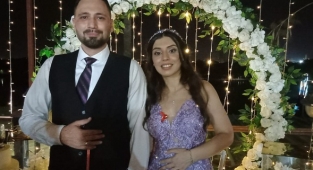 Rabia ile Bilal'in mutlu günü