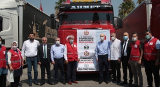 Kastamonu'ya 10 tır yardım malzemesi gönderildi
