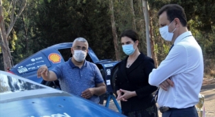 Tuncel’den Elektromobil Takımı’na ziyaret