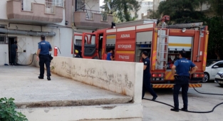 Adana'da restoranda çıkan yangın söndürüldü