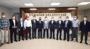 Hamza Dağ'dan, Adana'da Yüreğir Belediyesi'ne ziyaret