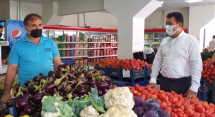Kadirli'de Kovid-19 denetimleri devam ediyor