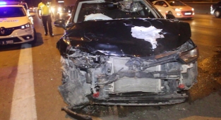 Trafik kazasında 9 kişi yaralandı
