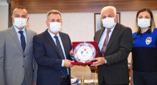 Zabıta’dan Vali Elban’a ‘’195. Yıl’’ ziyareti