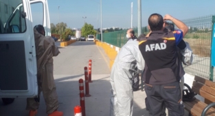 Adana'da AFAD ekiplerince hastanede KBRN tatbikatı yapıldı