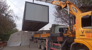 Ailelere konteyner ev yardımı