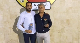 Erol ve Usneker'e başarı ödülü