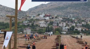 Kozan'da şehitlerin anısına fidan dikildi