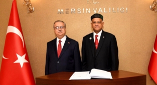Ankara Büyükelçisi Mannan'dan, Mersin Valiliğine ziyaret