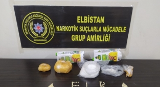 Meyve suyu kutularına uyuşturucu gizlediler