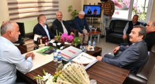 Soner Çetin’den işyeri ziyaretleri