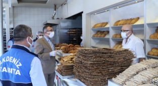 Zabıta ekipleri fırın, pastane ve lokantaları denetledi