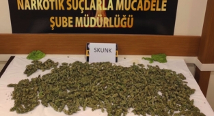 Yolcu otobüsünde 3 kilo 400 gram uyuşturucu ele geçirildi