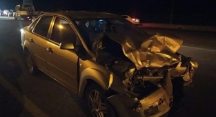 İki otomobilin çarpıştığı kazada 4 kişi yaralandı