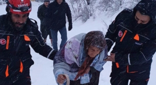 Mahsur kalan kadını ‘’YAKUT’’ kurtardı