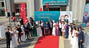 SARIÇAM’DA 14 ŞUBAT'TA 14 NİKAH