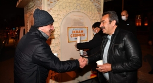 Soner Çetin’den cami cemaatine çorba