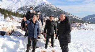 Vali Elban Elmalı Boğazı’nda