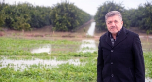 Çiftçi dondu kaldı!