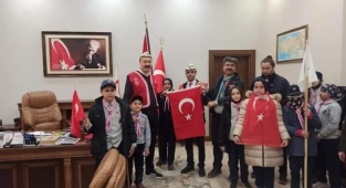 İzci öğrenciler Çanakkale Destanı’nı kutladı