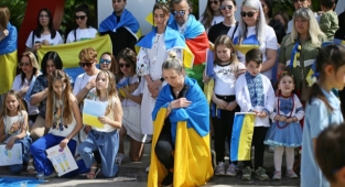Adana'da Rusya protestosu