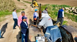 Sarıçam’da tarla yolları yenileniyor