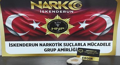 Cebinde eroin bulunan şüpheli tutuklandı