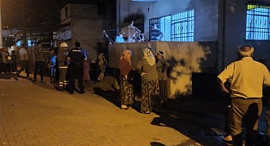 Evde çıkan yangında 5 kişi dumandan etkilendi