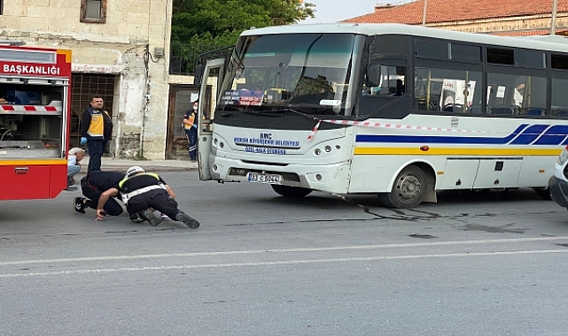 Halk otobüsünün çarptığı kadın yaşamını yitirdi