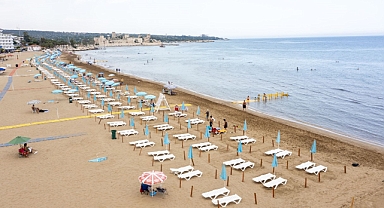Mersin'in plajları turizm sezonuna hazır
