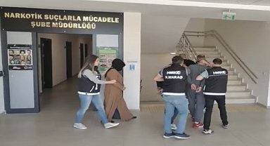 Uyuşturucu operasyonunda yakalanan 3 zanlı tutuklandı