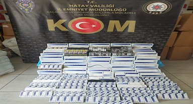 1930 paket kaçak sigara ele geçirildi