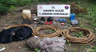 Amanos Dağları'nda teröristlere ait sığınak bulundu