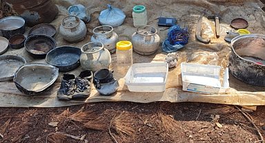 PKK'ya ait sığınakta patlayıcı ele geçirildi