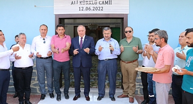 Ramazan Ağar, Cami açılışına katıldı