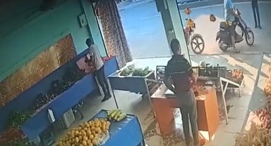 Silahla yaralama güvenlik kamerasında