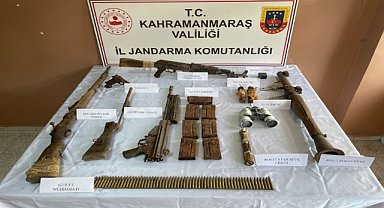 Teröristlere ait silah ve mühimmat ele geçirildi