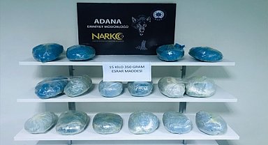Ticari takside esrar ele geçirildi