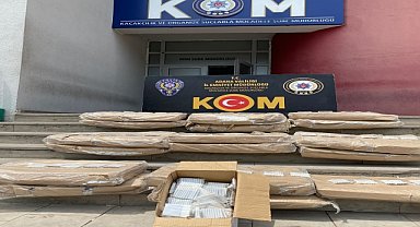 Adana'da 3 milyon 432 bin makaron ele geçirildi