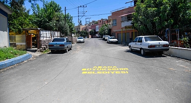 Dört bir yanda asfalt çalışması
