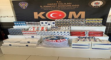 Gümrük kaçağı sigara ele geçirildi