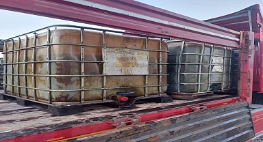 1650 litre kaçak akaryakıt ele geçirildi