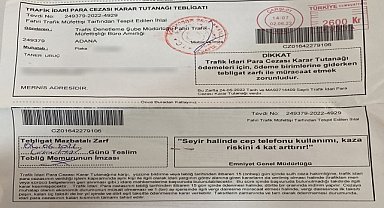 Fahri trafik müfettişinin yazdığı ceza iptal edildi