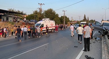 İki otomobilin çarpıştığı kazada 6 kişi yaralandı
